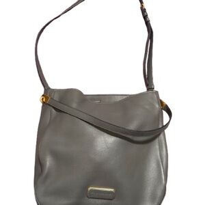 Marc By Marc Jacobs Gray Leather Shoulder Bag